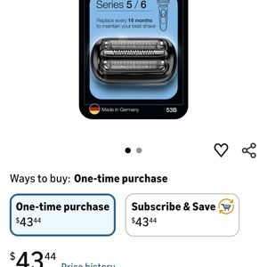 Braun Series 5/6 Replacement Shaver Head